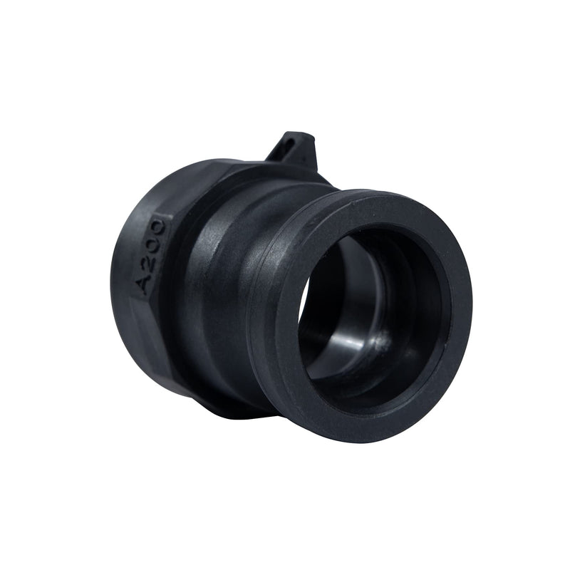[Australia - AusPower] - Quafwia 2 pcs Poly cam lock fittings (2" Part A) Cam & Groove Hose Fitting cam lock fittings, Male Aadapter x Female NPT Thread Polypropylene Camlock Fittings (2“) 2“ 