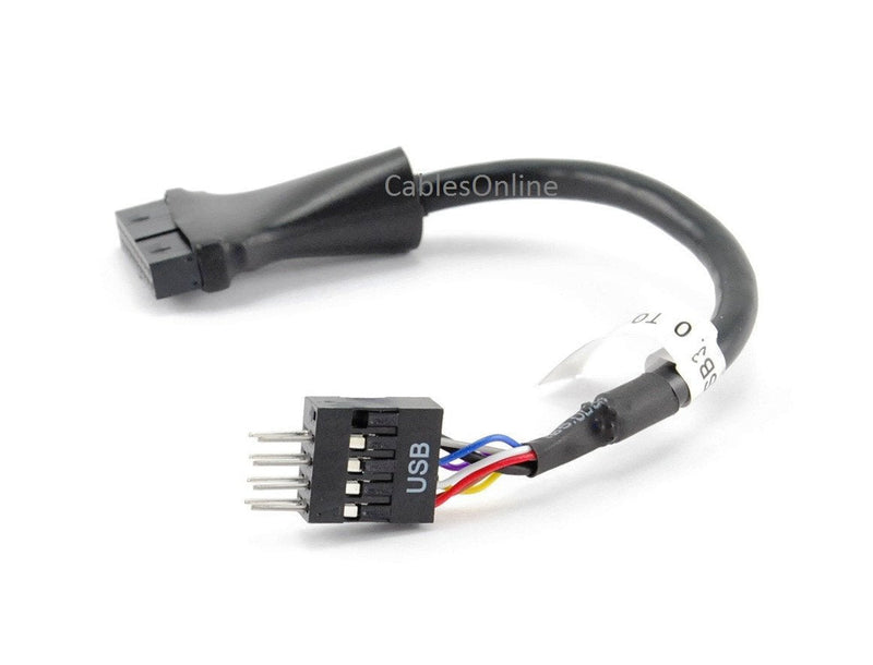 [Australia - AusPower] - CablesOnline 4" USB 3.0 20-Pin Motherboard Header Female to USB 2.0 8-Pin Male Adapter (USB3-AD24) 