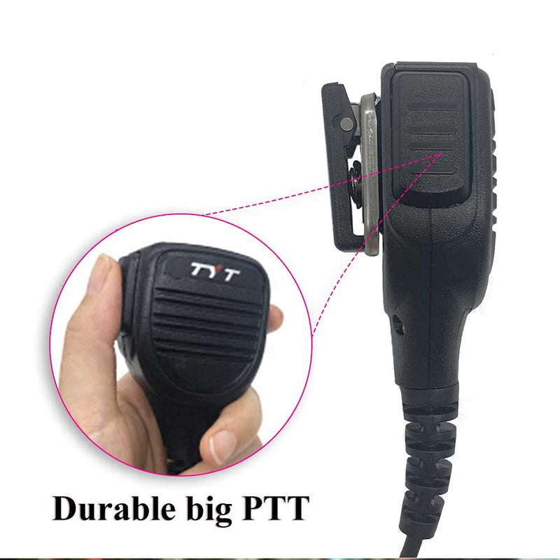 [Australia - AusPower] - TYT Handheld Microphone Speaker MIC TH-47 for MD-UV380 MD-UV390 TH-UV8000D UV-5R BF-888S Walkie Talkie 