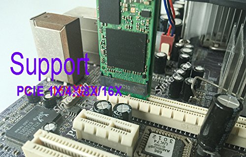 [Australia - AusPower] - Sintech Nvme PCIe,M.2(NGFF) M Key SSD to PCI-e X1 Adapter Card,Compatible for Samsung 960 970 Evo PCIe 1X 