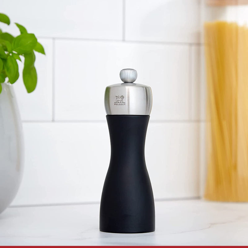 [Australia - AusPower] - Peugeot Fidji 4.75 Inch Salt Mill, Black Matte 
