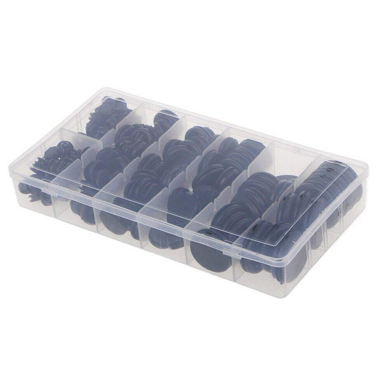 [Australia - AusPower] - 170 Pcs Rubber Grommet Firewall Hole Plug Assortment in 7 Common Sizes,Set Electrical Wire Gasket for Auto Body and Sheet Metal 