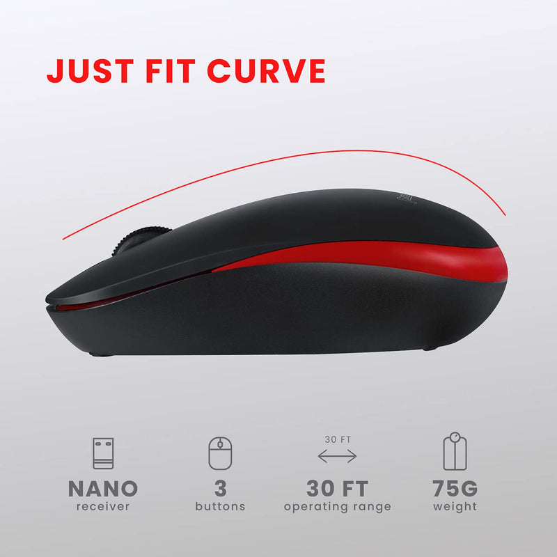[Australia - AusPower] - Perixx Periduo-712B Wireless Mini Keyboard and Mouse Set, Black, US English Layout 