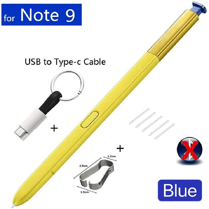 [Australia - AusPower] - Replacement Galaxy Note 9 s Pen,Note 9 Stylus Replacement ,Compatible with Galaxy Note9 N960 SM-N960U SM-N960+Replace Nib +C-Type USB Charger+Nib Tweezers (Blue) 