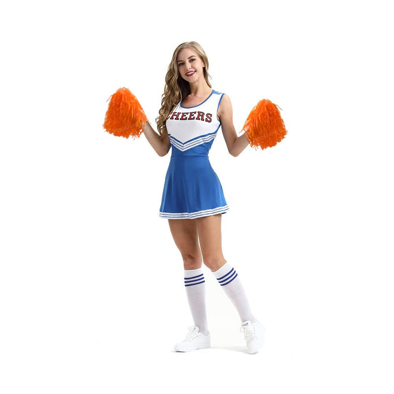 [Australia - AusPower] - Hooshing 12 Pack Pom Poms Cheerleading Metallic Foil Cheer Pom Poms with Plastic Handles for Rooters Cheering Squard Team Spirit Sports Hot Orange 