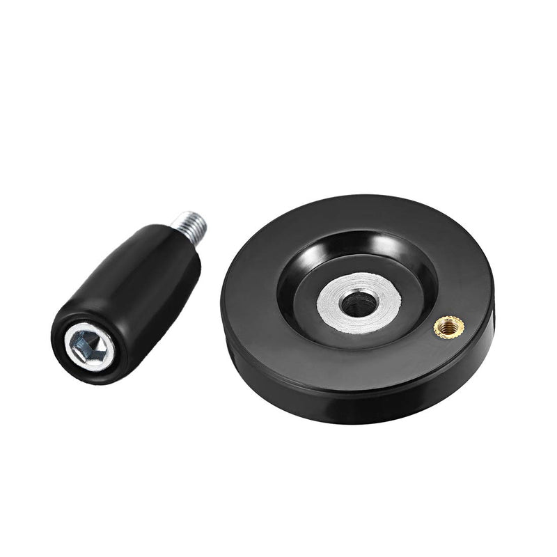 [Australia - AusPower] - uxcell Hand Wheel 63mm Diameter 8mm Hole Diameter for Milling Machine 