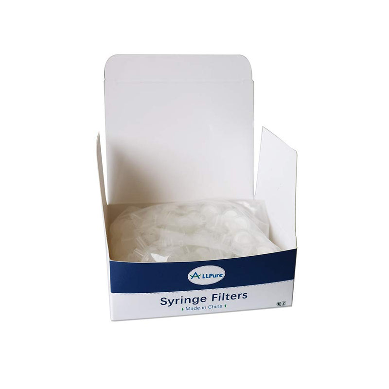 [Australia - AusPower] - Hydrophobic PTFE Syringe Filters 13mm Diameter 0.22μm Pore Size for Industrial Filtration by Allpure Biotechnology (Hydrophobic PTFE, Pack of 100) Hydrophobic PTFE 0.22 μm 