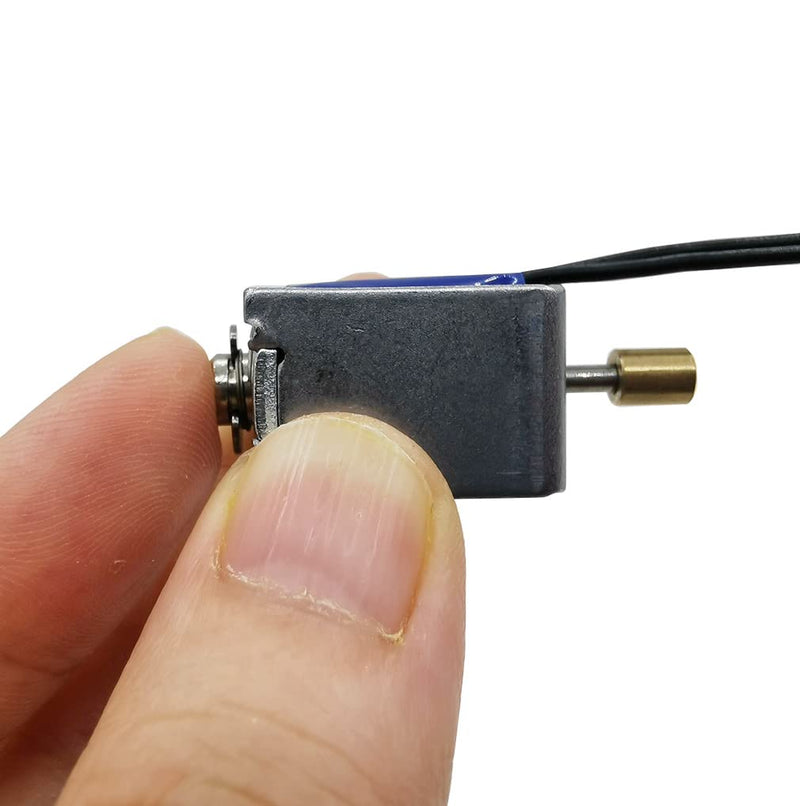 [Australia - AusPower] - 2PCS DC 3V 2.8? Mini Push Pull Linear Solenoid Electromagnet 4.5mm Stroke Open Frame Actuator Electric DC Magnet Solenoid DC 3V 2.8? 