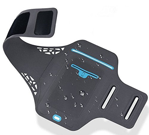 [Australia - AusPower] - Outdoor Sport Running Gym Fingerprint ID Access Lycra Armband Case Pouch for iPhone 13 iPhone 12 Pro iPhone 11 Pro Max Razer Phone 2 Samsung Galaxy S22 S21 FE S20 FE S22+ S21+ A32 A41 A52 