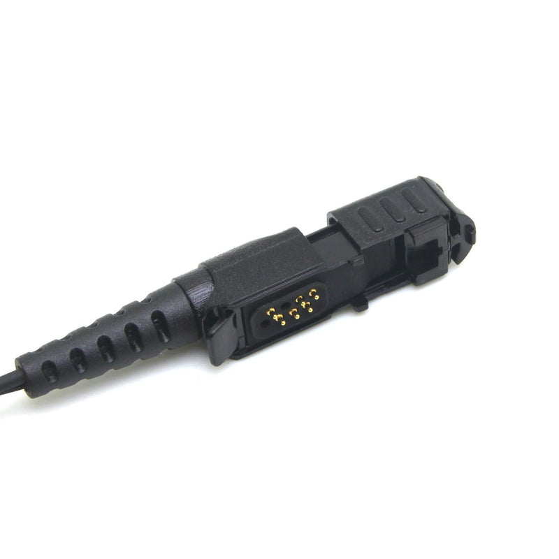 [Australia - AusPower] - Kymate XPR3300e Earpiece with Mic for Motorola MOTOtobo XPR3000 3000E XPR3300 XPR3500 XPR3500E Two Way Radio Headset Security Acoustic Tube Surveillance Headphone Walkie Talkie 
