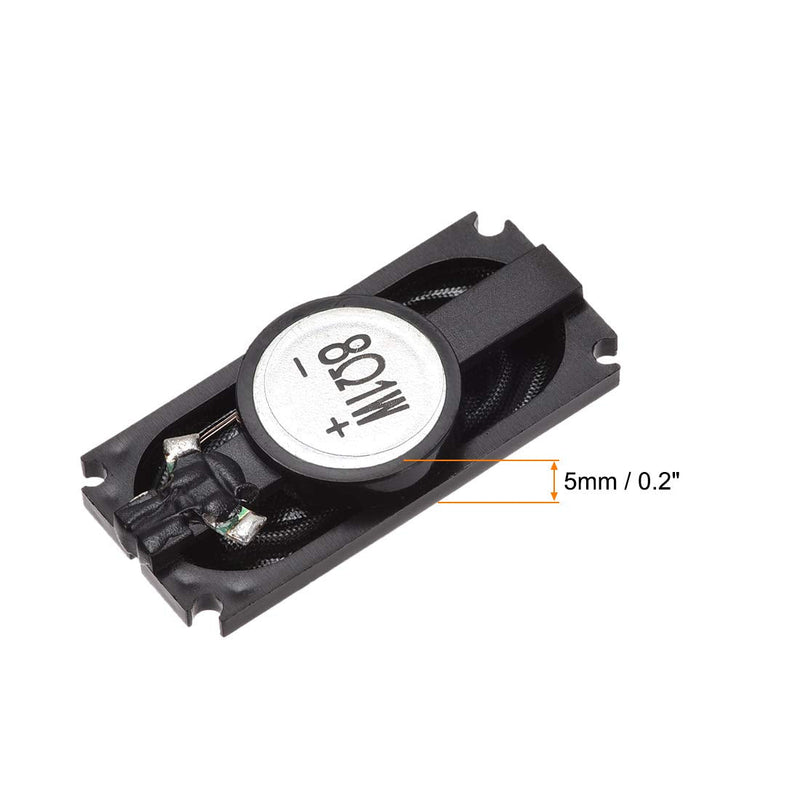[Australia - AusPower] - uxcell 1W 8 Ohm DIY Magnetic Speaker 16mm X 36mm Square Shape Replacement Loudspeaker for Laptop 2pcs 