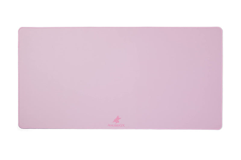 [Australia - AusPower] - AnubisGX Series Pink Gaming Mouse Pad [4 Sizes/3 Colors] (Ext: 36x12), Pink Pad with Light Pink Stitching. Best Premium Waterproof Computer XL Desk Pad, Large Non-Slip Kawaii Mat Gamer Mousepad Extended (36 x 12) Pink/Pink 