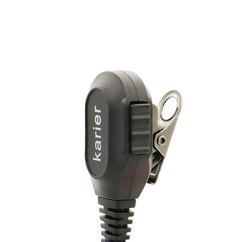[Australia - AusPower] - Karier 1 Pin Walkie Talkie Headset Earpiece with PTT Mic and Soft Silica Earloops for Motorola MD200TPR MH230R MR350R MS350R MT350R MG160A MH230TPR Radios (5 Pack) 
