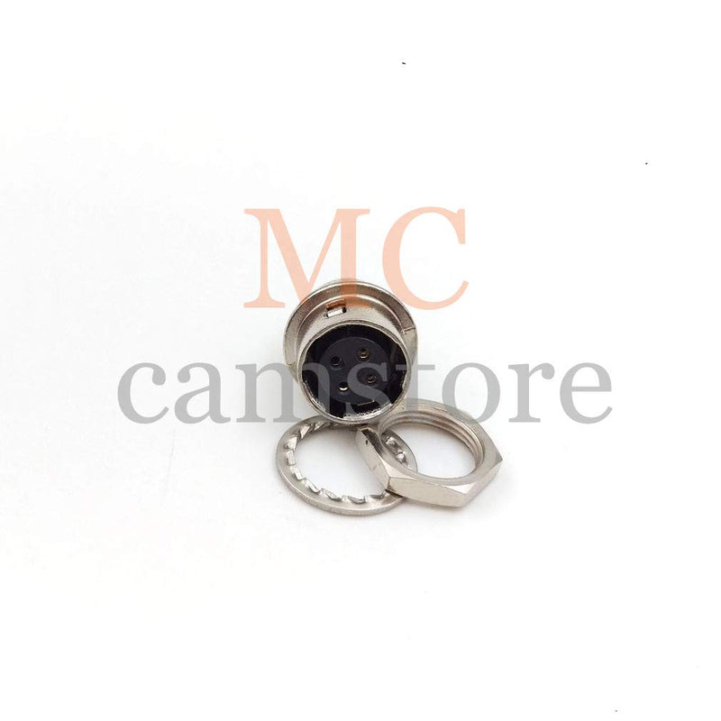 [Australia - AusPower] - MCcamstore HR10A-7R-4S 4pin Panel Mount Female Socket, Aviation 4pin Connector for Hirose 4pin Plug Connector(HR10A-7R-4S) 
