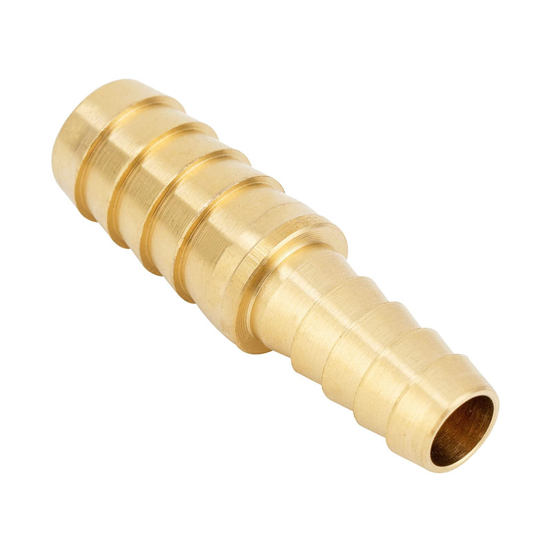 [Australia - AusPower] - Metalwork Brass Hose Barb Fitting, 6mm Barb x 4mm Barb Reducing Splicer Mender Union, Air Water Fuel Hose Reducer Joiner (Pack of 2) 6mm x 4mm Pack of 2 