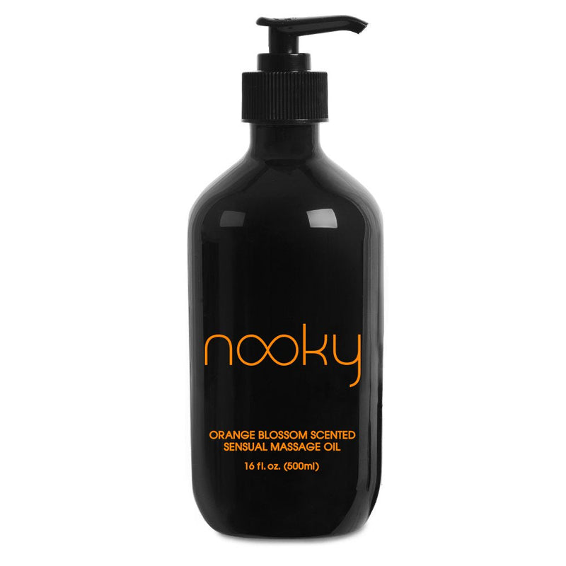 [Australia - AusPower] - Nooky Orange Blossom Massage Oil. With Jojoba and Essential Oils. For Massaging 16 ounce. 