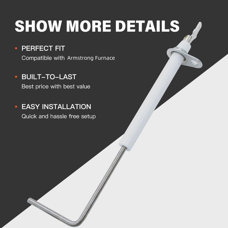 [Australia - AusPower] - 69W43 Flame Sensor Igniter Compatible with Lennox, Ducane, Armstrong Furnaces - Replace 69W4301 LB-74940B LB74940B-2PCS 