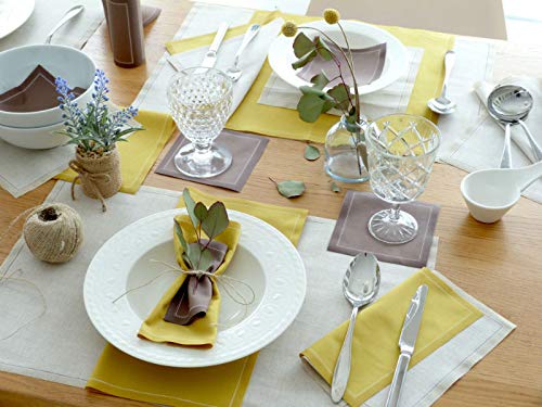 [Australia - AusPower] - MY DRAP Cocktail Napkin, Washable And Reusable Cloth Napkins 4.5x4.5 IN (100 Napkins, Grey) 