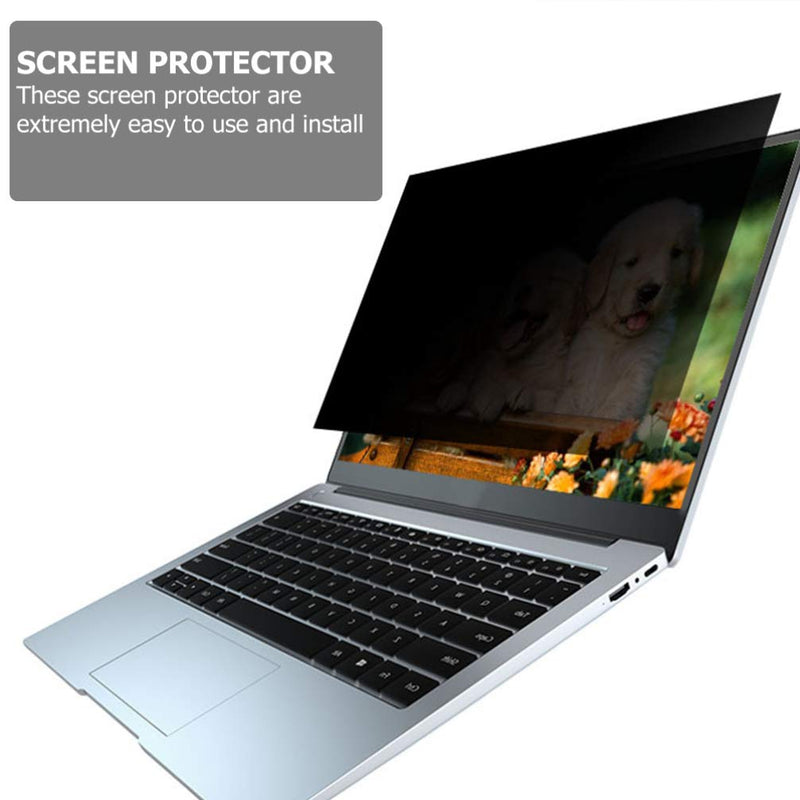 [Australia - AusPower] - SOLUSTRE Computer Privacy Screen Protector Monitor Widescreen Desktop Monitor Privacy Leak- Proof Film (24. 58X13. 82CM) 24.58X13.82CM Black 
