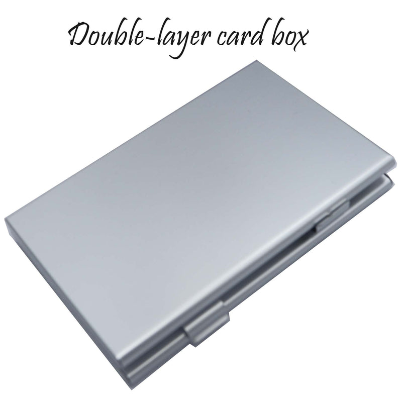 [Australia - AusPower] - Light Aluminum Sim Card Hoder Case Storage Box, Mini Sim Card Tray Pin Eject Removal Tool Needle Opener Ejector for Smart Cell Phone 4G/5G Sim Card Nano Holder Case (15 Slots Silver) 