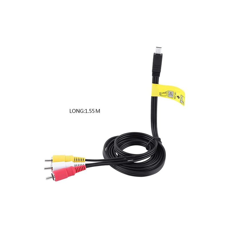 [Australia - AusPower] - V BESTLIFE 1.55m / 61inch Multi AV Cable Camera Camcorder Connecting Cable for Sony HDR-PJ220/CX230/CX220/PJ240/CX240, Black 