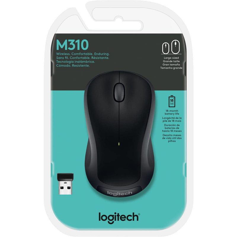 [Australia - AusPower] - Logitech Wireless Mouse M310 (Black) 