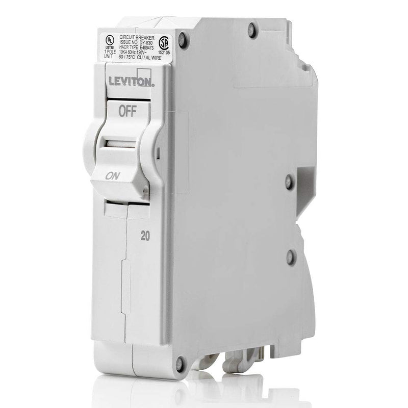 [Australia - AusPower] - Leviton LB120 20 Amp, 1-Pole Plug-on Standard Branch Circuit Breaker, 120 VAC,White 