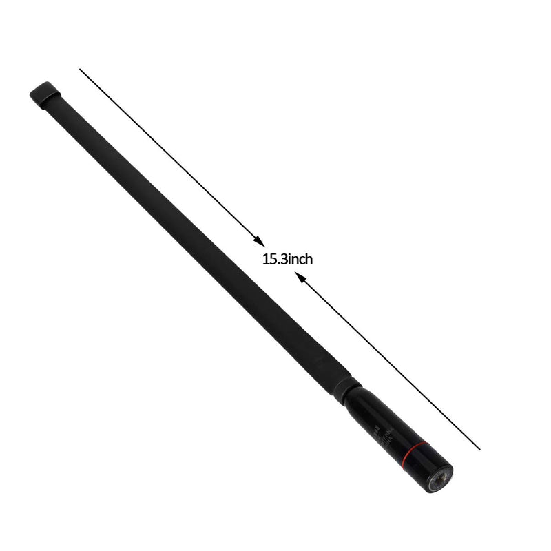[Australia - AusPower] - HYS Dual Band VHF UHF 15.3inch Foldable CS Tactical SMA Male Walkie Talkie Antenna for TYT MD-UV380 MD-UV390 MD-380 YAESU VX-6R WOUXUN Kenwood Retevis RT82 RT3 