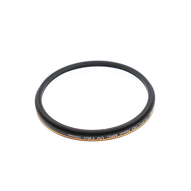 [Australia - AusPower] - JONGSUN 58mm UV Filter, S-Pro HD Nano MRC Camera Ultraviolet Protection Filter, Multicoated, B270, Ultra-Slim, Lens Cloth Kit 