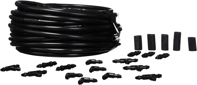 [Australia - AusPower] - Raindrip R280DT BLK 1/4-Inch by 50-Foot Black Drip-A-Long with Fittings 