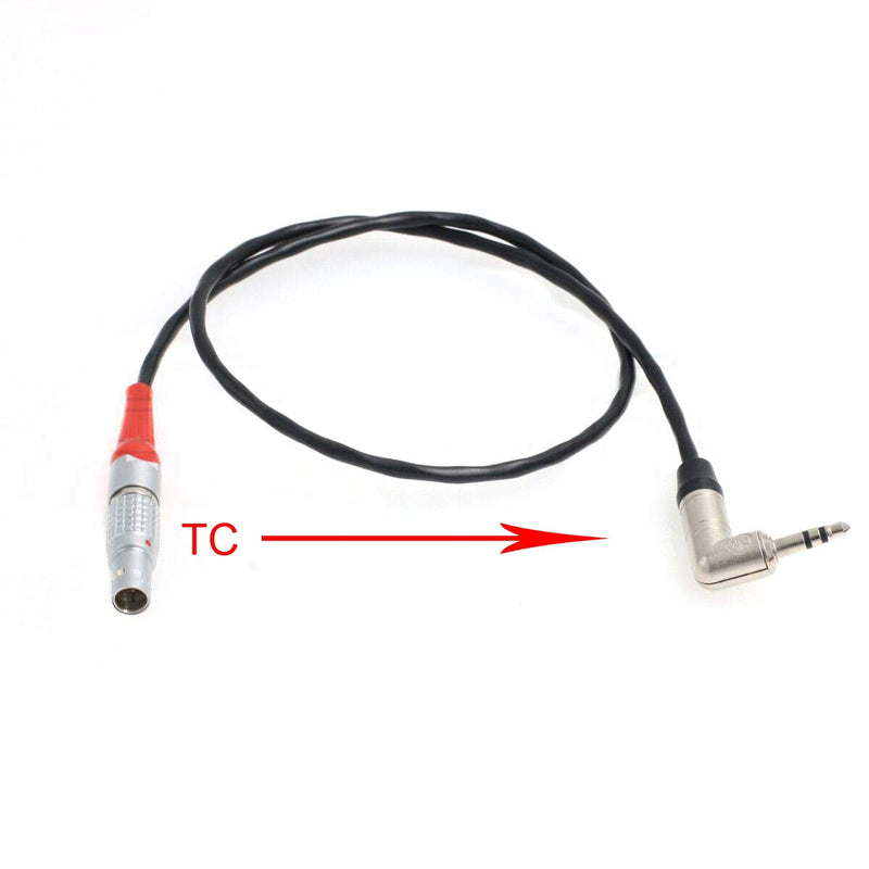 [Australia - AusPower] - SZRMCC 5 pin to Right Angle 3.5mm Timecode Cable for Tentacle Sync Zaxcom to ARRI Alexa Mini Camera/XT Sound Devices (Straight 5pin) Straight 5pin 