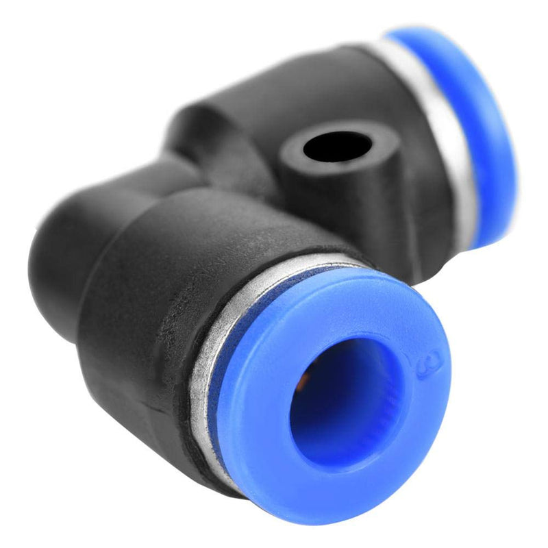 [Australia - AusPower] - 40Pcs Plastic Quick Fitting 1/4 Inch Pneumatic Push Connector Pipe Tube Fitting Straight, Elbow Union, Y Union, Tee Union Connectors PU6,PV6,PE6,PY6 Parts for Air Hose 