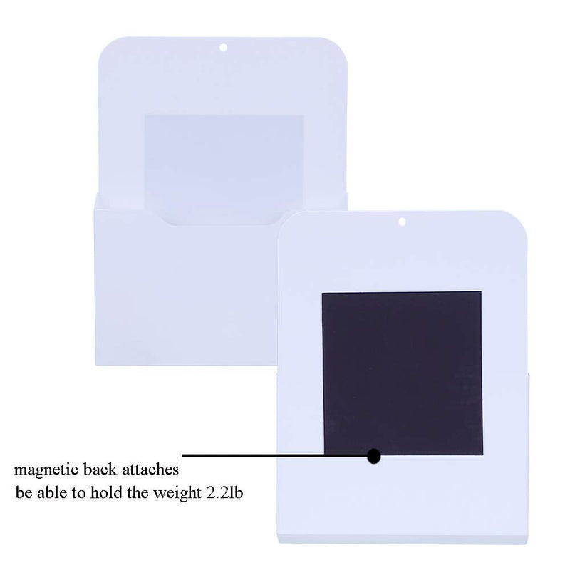 [Australia - AusPower] - Antner 3 Pack Magnetic File Holder Magnetic Wall File Organizer Refrigerator Storage Pocket Mail Planners Case, L/M/S Size 