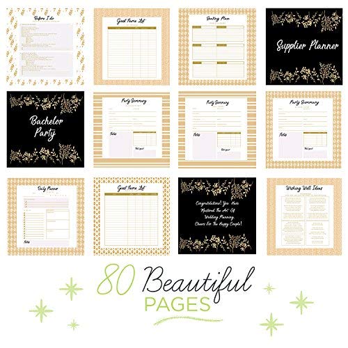 [Australia - AusPower] - Wedding Planner and Organizer | Organizing My Dream Wedding Edition | Includes Checklists and Essentials Tools to Plan Everything Perfectly As You and Your Fiance Head Up to Tie The Knot | Wedding Planner Book and Organizer for The Bride | Wedding Gift... 