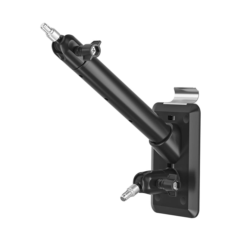 [Australia - AusPower] - HOLACA 2-in-1 Vinyl Siding Clips for Ring Solar Panel, Spotlight Cam Pro/Plus and Stick Up Cam Battery/Wired Hanger Hooks Siding Mount for Ring Super Solar Panel (Black) Pro/Plus Black 