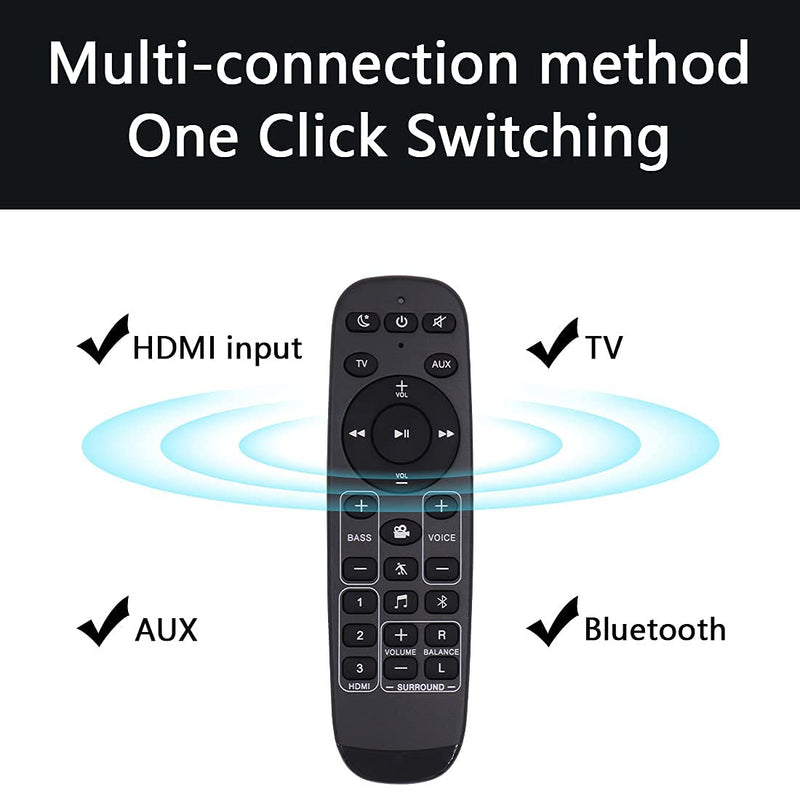 [Australia - AusPower] - New Replacement Remote Control Polk Audio for Polk MagniFi 2, RE9114-1, RE91141, RTRE91141 MagniFi 2,Polk Omni SB1 Soundbar Home Theater Surroundbar System (Include Batteries) 