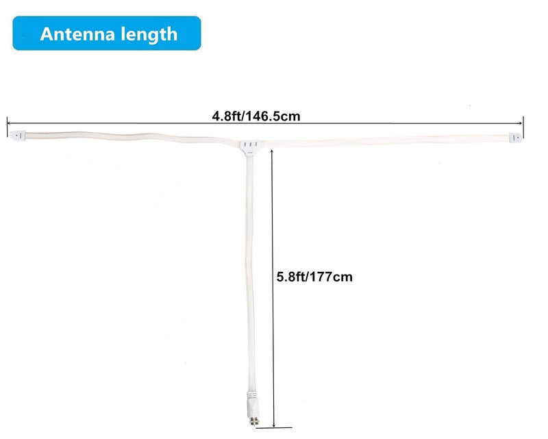 [Australia - AusPower] - FM Antenna for Bose Wave Radio, Ancable F Type Ant with 3.5mm to Coaxial Adapter 