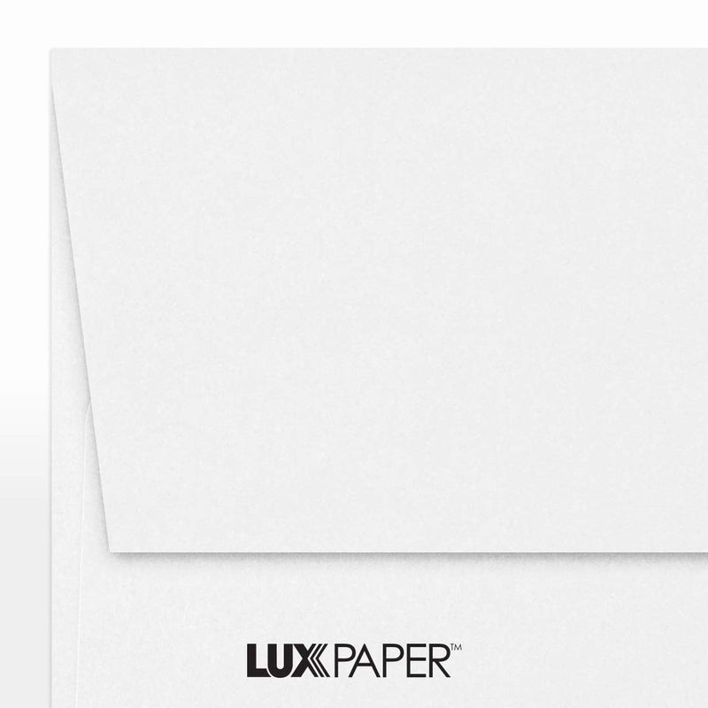 [Australia - AusPower] - LUXPAPER A7 Invitation Envelopes for 5 x 7 Cards in 80 lb. Bright White, Printable Envelopes for Invitations, w/Peel and Press Seal, 50 Pack, Envelope Size 5 1/4 x 7 1/4 (White) 50 Qty. 80lb. White 