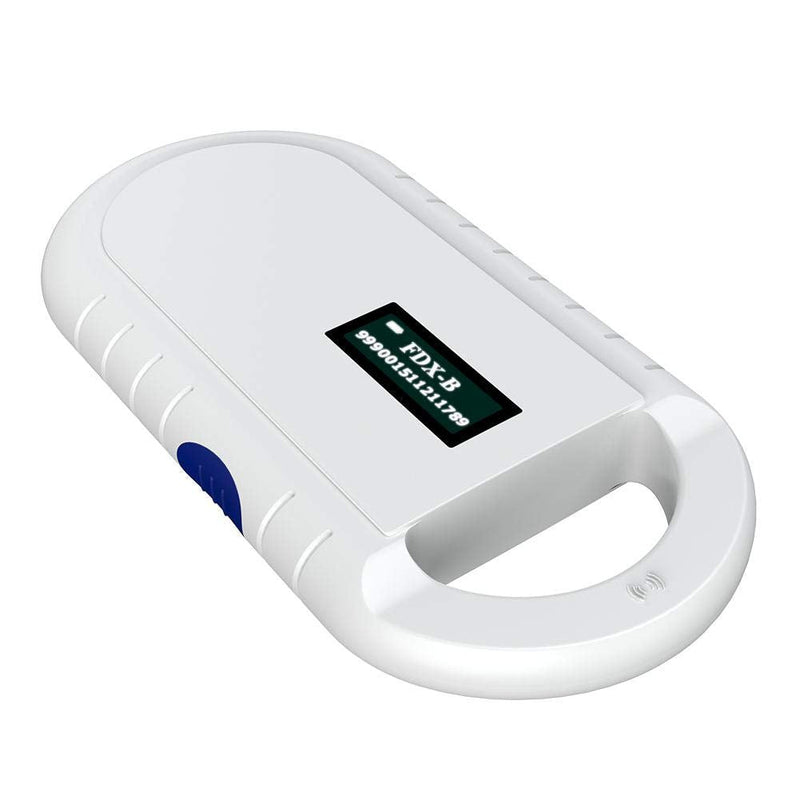 [Australia - AusPower] - Pet ID Microchip Scanner,Universal Portable Handheld Animal Chip RFID Reader with Backlight screen,History data,for 134.2K FDXB tags,Supports ISO 11784/11785,FDXB,ID64 RFID 