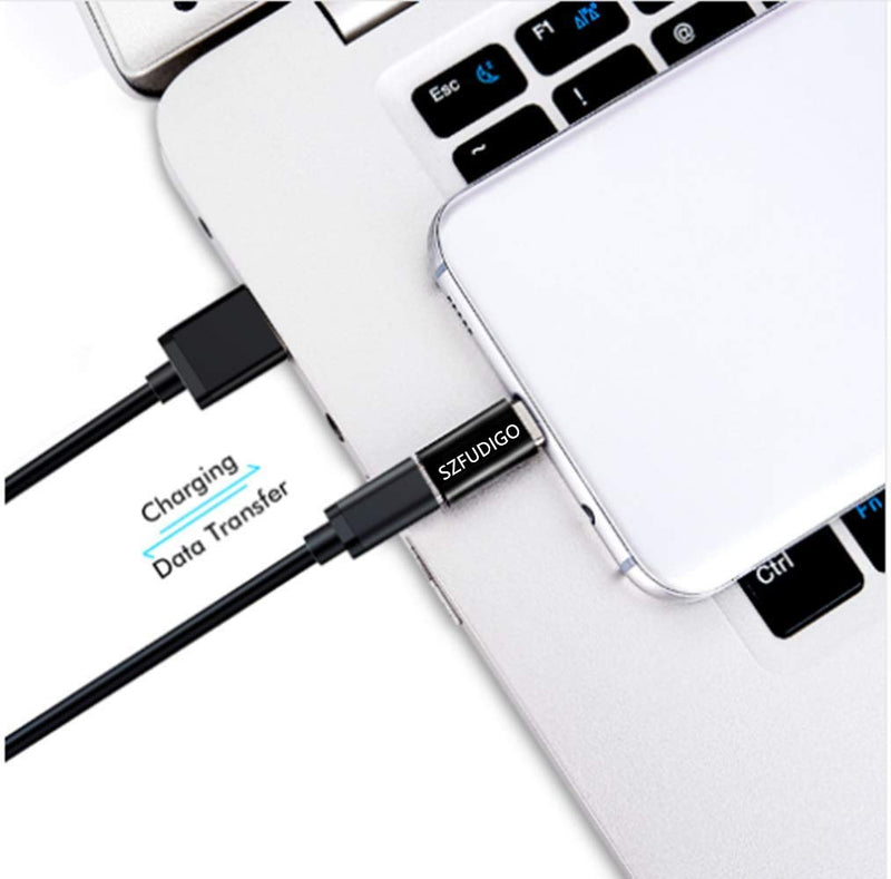 [Australia - AusPower] - USB C Adapter,Type C Adapter,FUDIGO5-Pack High-Speed USB Type C to USB 3.0 Adapter Converter for MacBook, ChromeBook Pixel,Nexus 5X, Samsung Galaxy,More(Black) Type c adapter05 
