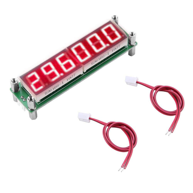 [Australia - AusPower] - Detector Signal Frequency Counter Double IF Design 1MHz- 1000MHz Tester Module for Office for Electrician with Sensitivity Better Than(Backlit font red) Backlit font red 