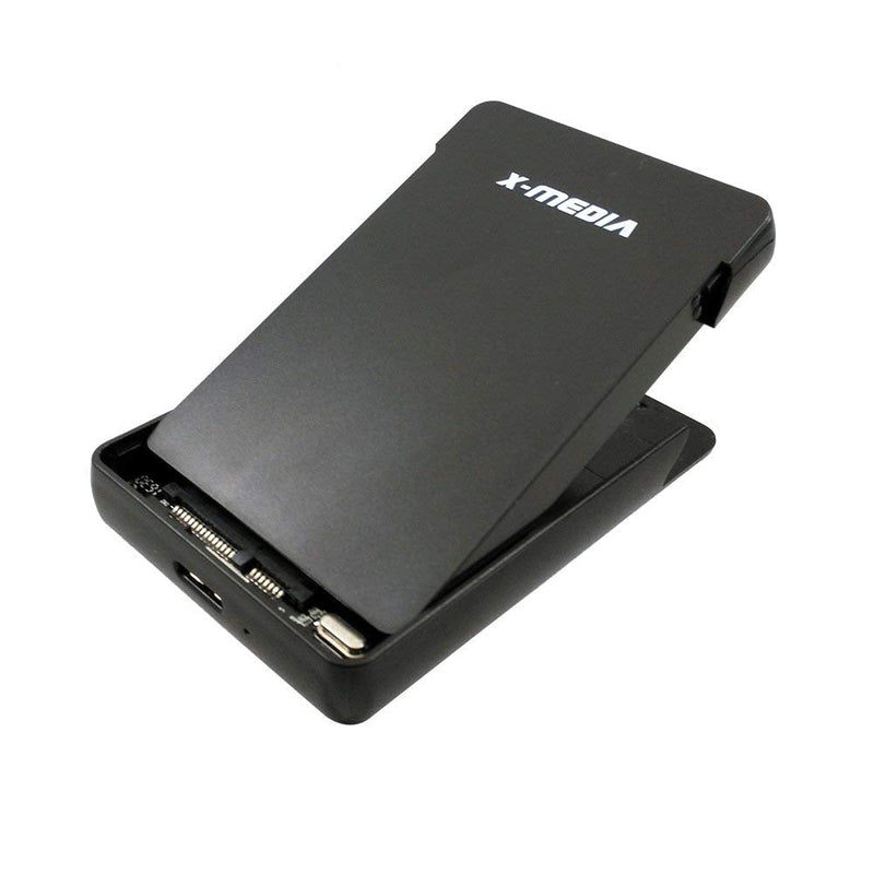 [Australia - AusPower] - X-MEDIA XM-EN2279U3 2.5-Inch Tool-Free USB 3.0 SATA Hard Disk Drive HDD External Enclosure Case for 7mm / 9.5mm 2.5-Inch SATA HDD and SSD 