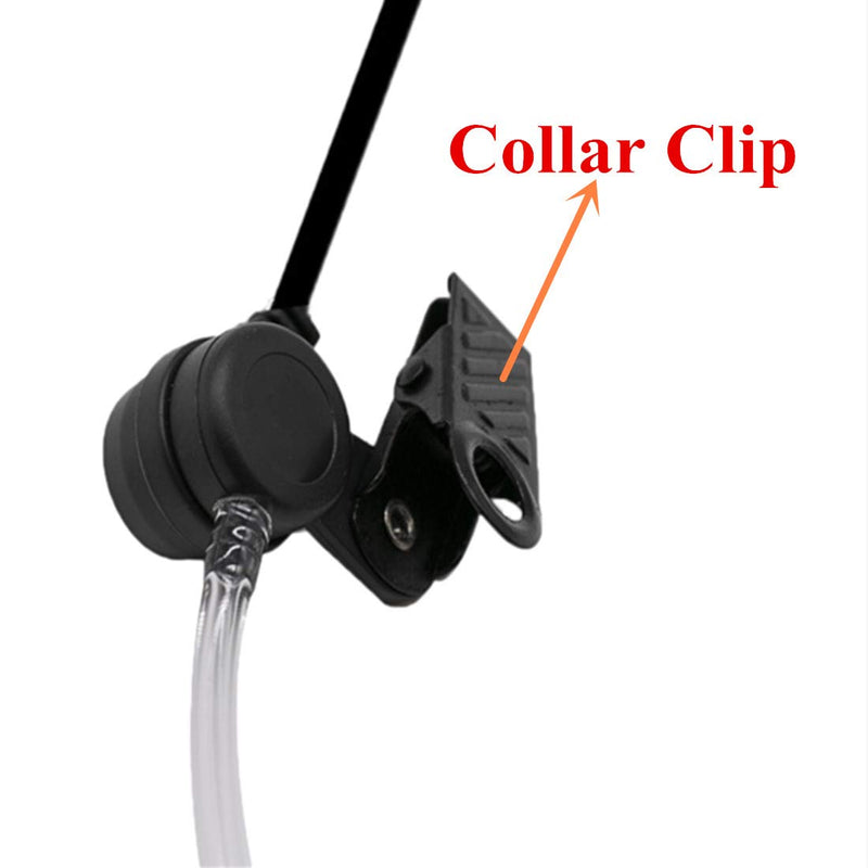 [Australia - AusPower] - Compatible for Midland Walkie Talkie,Two Way Radios Acoustic Tube Security Surveillance Earpiece with Mic - LeiMaxTe 