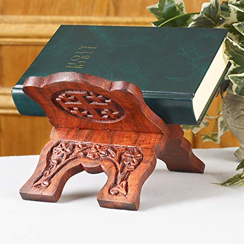 [Australia - AusPower] - Collapsable Rosewood Prayer Book Bible Stand Church and Chapel Supplies 