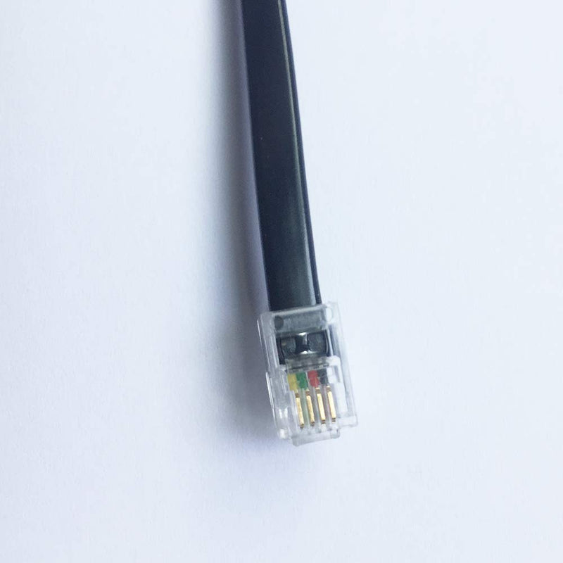 [Australia - AusPower] - New RJ9 to QD Adapter Cable RJ-9 Quick Disconnect Cable Coil Cord Compatible with Plantronics M12 QD Headsets Connects to Cisco Models 7940 7941 7942 7945 7960 7961 7962 7965 7970 7975 