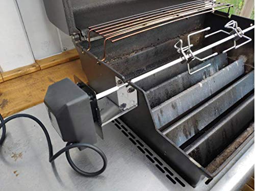 [Australia - AusPower] - onlyfire Universal Grill Electric Replacement Rotisserie Motor 110 Volt 4 Watt On/Off Switch, Black Plastic 