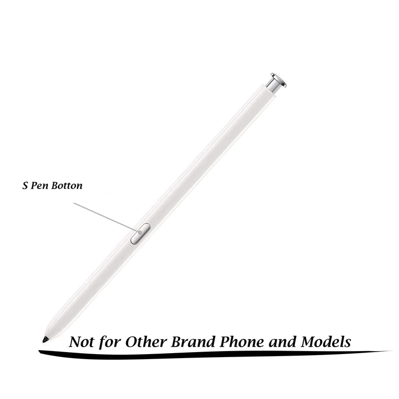 [Australia - AusPower] - Note 20 Stylus Replacement S Pen Touch Stylus S Pen Replacement for Samsung Galaxy Note 20 Note20 Ultra 5G Stylus Pen Touch S Pen (White, Without Bluetooth) 