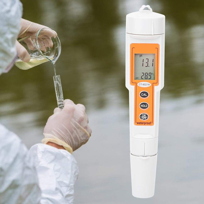 [Australia - AusPower] - CT6021A PH Meter High Accuracy Water Quality Tester for Swimming Pool Aquarium 