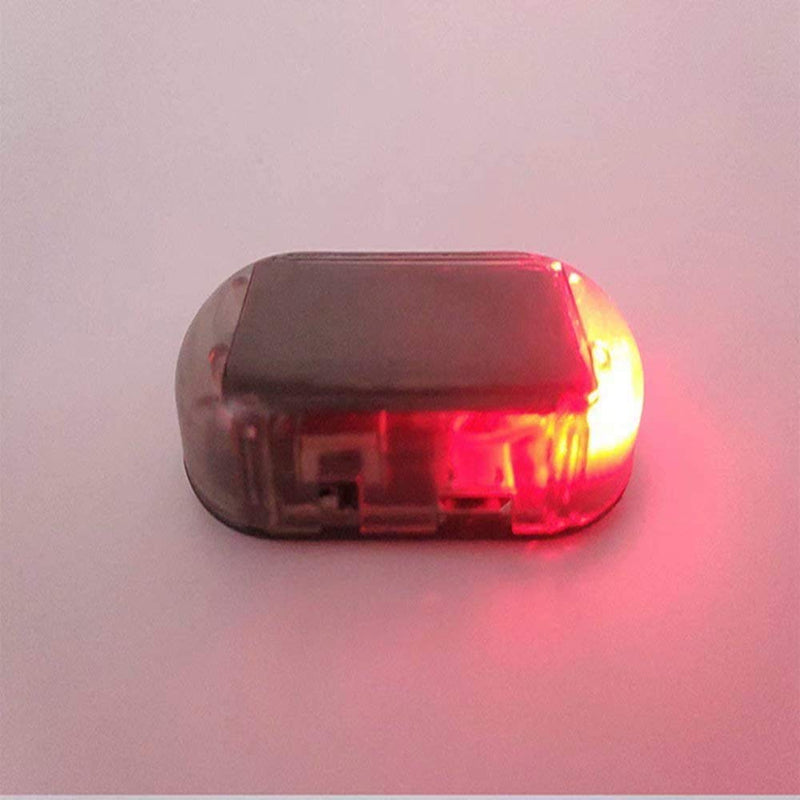 [Australia - AusPower] - Kqiang 2pcs Car Solar Power Simulated Dummy Alarm Warning Anti-Theft LED Flashing Security Light Fake Lamp (Blue + Red) 2 Blue + Red 