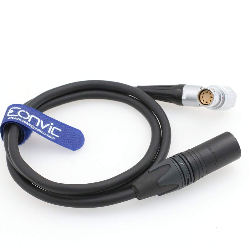 [Australia - AusPower] - Eonvic ARRI Alexa Amira Power Cable 2B.308 to 3 Pin XLR Male Plug (3.28ft/100cm) 3.28ft/100cm 